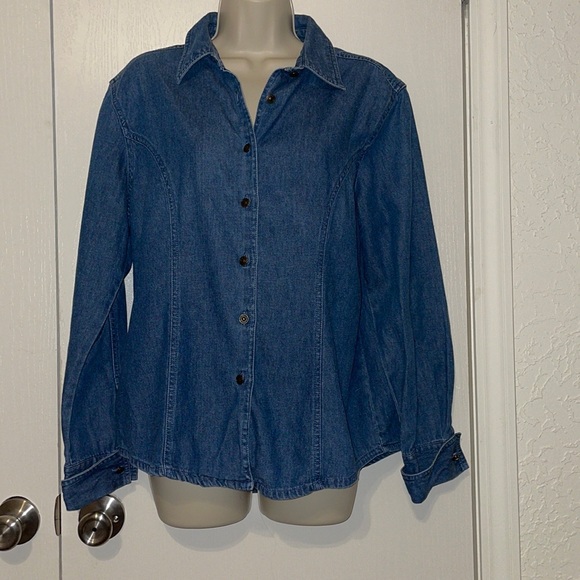 Vintage Bushwacker denim button down - Picture 1 of 5